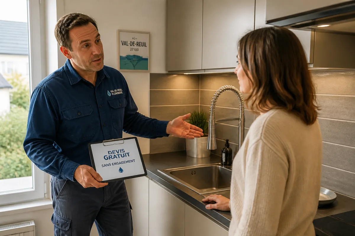 Photo de {Devis gratuit pour installation sanitaire à Val-de-Reuil